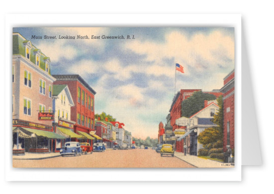 East Greenwich, Rhode Island, Main Street looking north