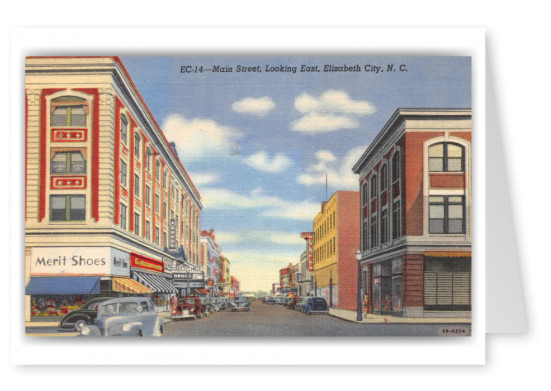 Elizabeth City, North Carolina, Main Street looking east