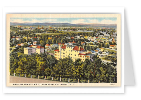 Endicott, New York, Birds-eye view