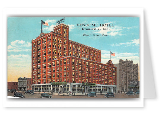 Evansville, Indiana,, Vendome Hotel