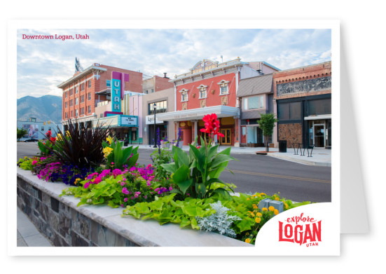 Postkarte Explore Logan Downtown