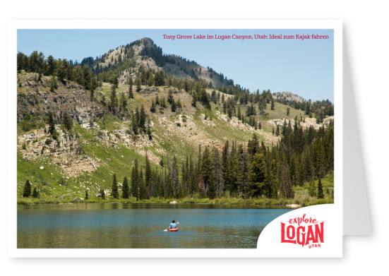 Postkarte Tony Grove Lake