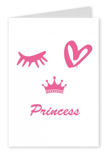 Eye-love princess rosa und weiß