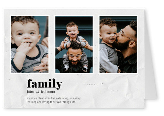 Postkarte family