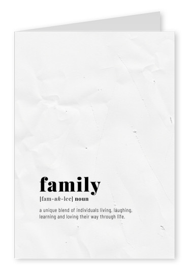 Postkarte family