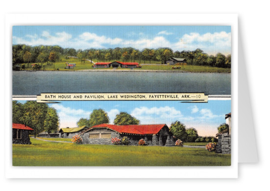 Fayetteville, Arkansas, Bath HOuse and Pavilion, Lake Wedington