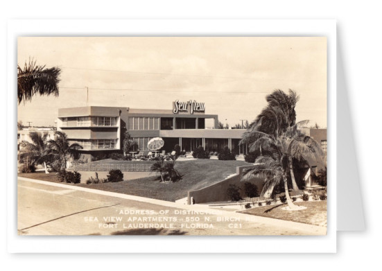 Fort Lauderdale, Florida, Sea View Apartments