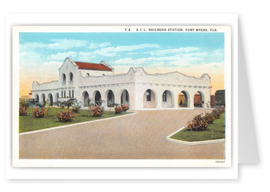 Fort Myers Florida ACL Railroad Station