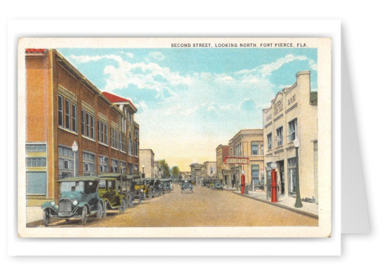 Fort Pierce Florida Second Street Looking North