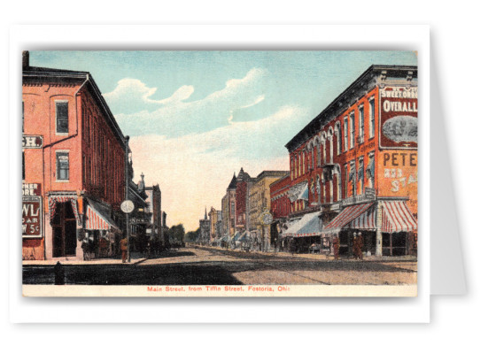 Fostoria, Ohio, Main Street from Tiffin