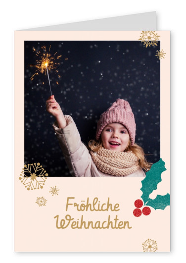 dottiandmiles Postkarte Fröhliche Weihnachten