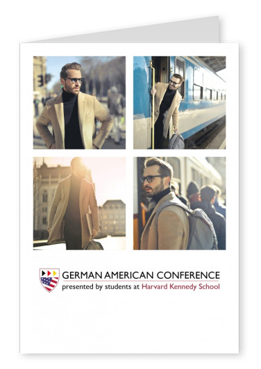 German American Conference photo postcard