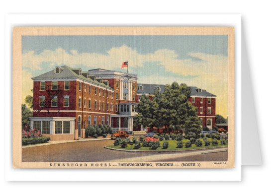 Fredericksburg, Virginia, Stratford Hotel