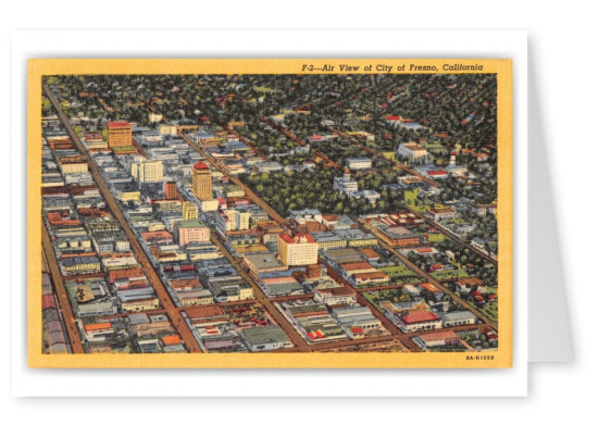 Fresno, California, air view