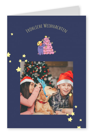 Postkarte Christin-Marie Arold Fröhliche Weihnachten
