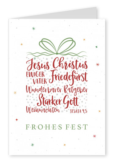 SegensArt Postkarte Frohes Fest