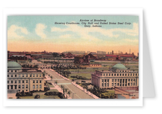 Gary Indiana Broadway Airview Courthouse City Hall