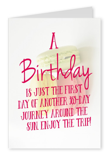 geburtstags spruch englsich happy birthday postkarte