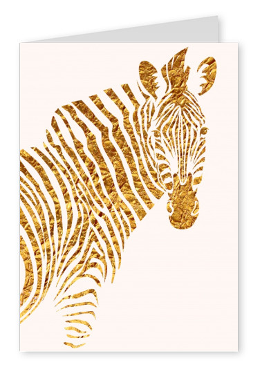 Kubistika goldenes Zebra
