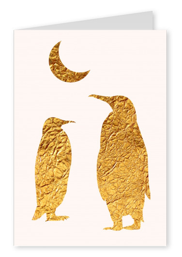 Kubistika goldene Pinguine