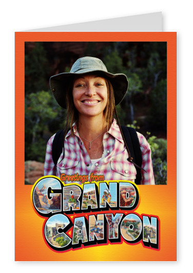 Postkarte greetings from Grand Canyon