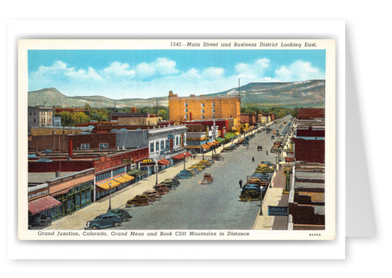 Grand Junction, Colorado, main Street and Business district looking east