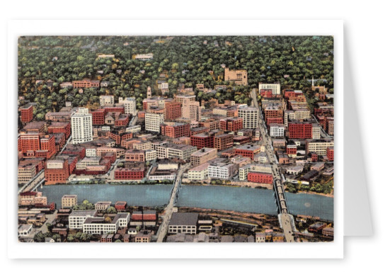 Grand Rapids Michigan Aerial View