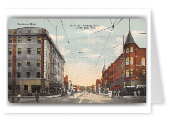 Green Bay, Wisconsin, Main Street looking east