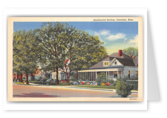 Grenada, Mississippi, Residential Section