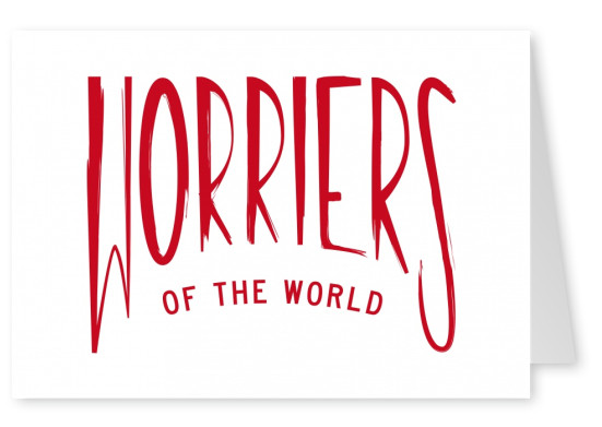 Logo worriers of the world rot weiss