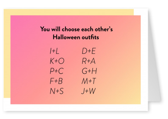 Halloween outfits