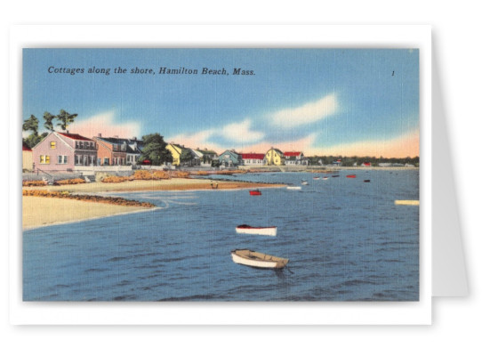 Hamilton Beach, Massachusetts, Cottages along the shore