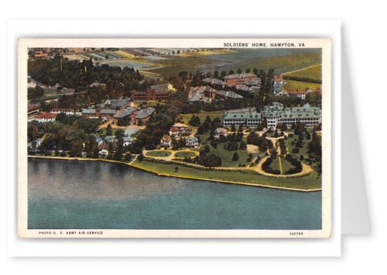 Hampton, Virginia, Soldiers' Home aerial view