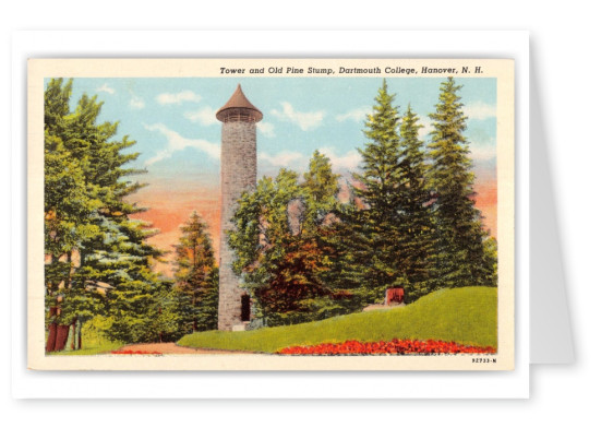 Hanover, New Hampshire, Tower and Old Pine Stump