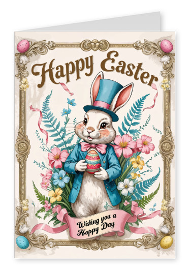 Happy Easter - Wishing you a hoppy day
