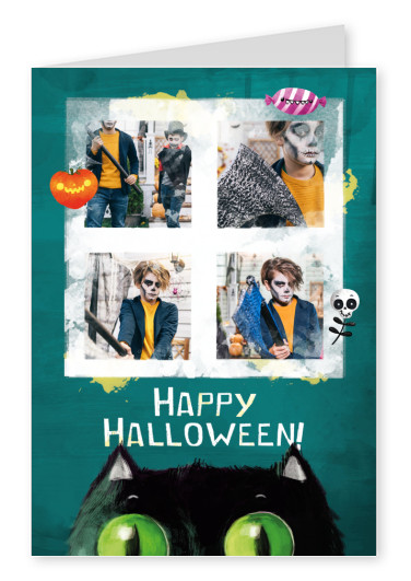 Postkarte Happy Halloween