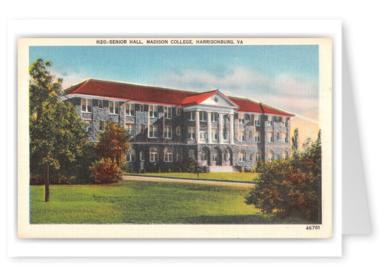 Harrisonburg, Virginia, Senior Hall, Madison College