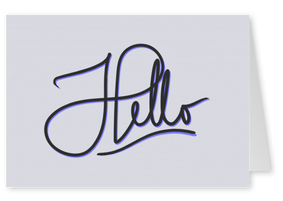 Hello! - handgeschrieben