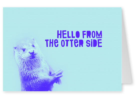 Otter erzählt einen Witz