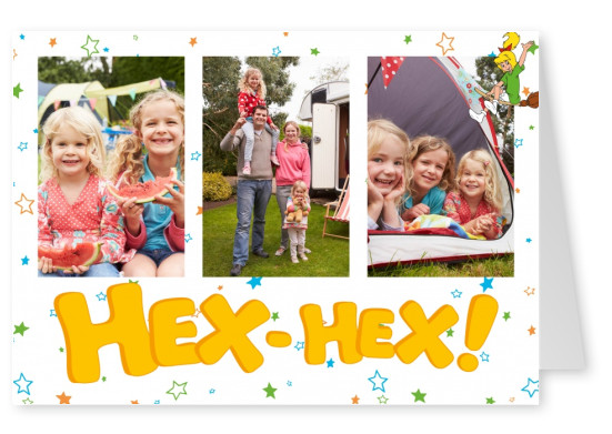 Bibi Blocksberg Postkarte Hex-Hex