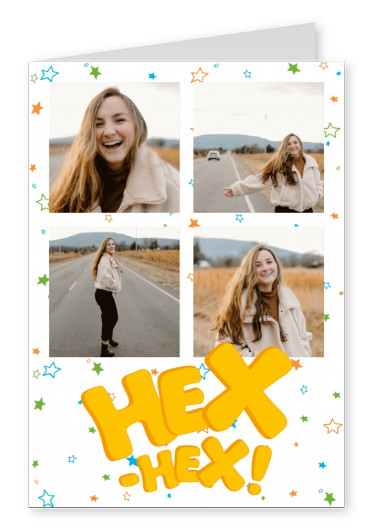 Bibi Blocksberg Postkarte Hex-Hex