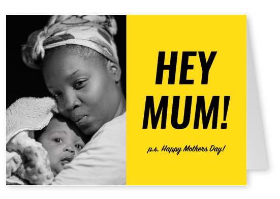 Hey Mama! Schönen Muttertag!