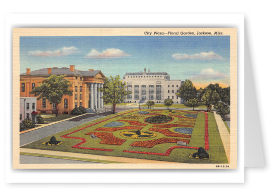 Jackson, Mississippi, City Plaza Floral Garden