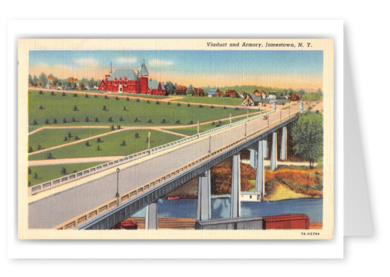 Jamestown, New York, Viaduct and Armory