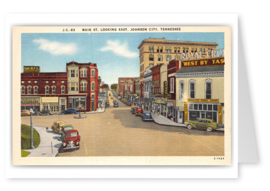 Johnson City, Tennessee, Main Street looking East