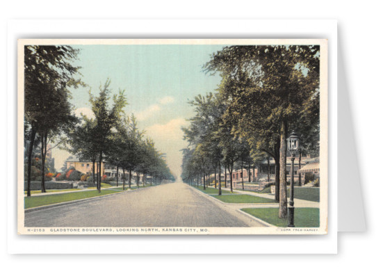 Kansas City, Missouri, Gladstone Boulevard looking north