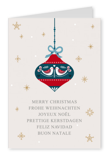 Meridian Design Weihnachtskarte