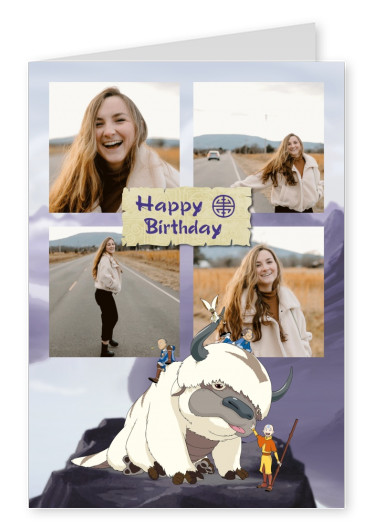 AVATAR: The Last Airbender Postkarte Happy Birthday