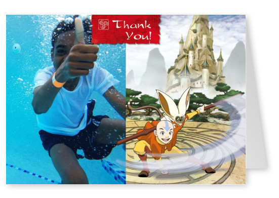 AVATAR: The Last Airbender Postkarte Thank you
