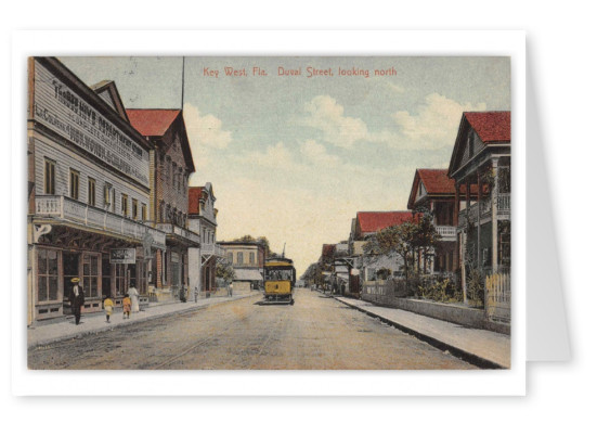 Key West Florida Duval Street Looking North